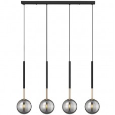 Φωτιστικό Κρεμαστό 4xG9 230V σε Ράγα Μαύρο ARCTURUS 003064-028110